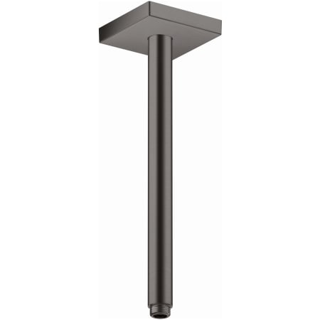 Axor ShowerSolutions 12" Ceiling Mounted Shower Arm and Square Flange Brushed Black Chrome