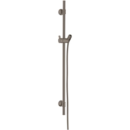 Axor Montreux 36" Slide Bar with 63" Hose - Engineered in Germany, Limited Lifetime Warranty Brushed Black Chrome