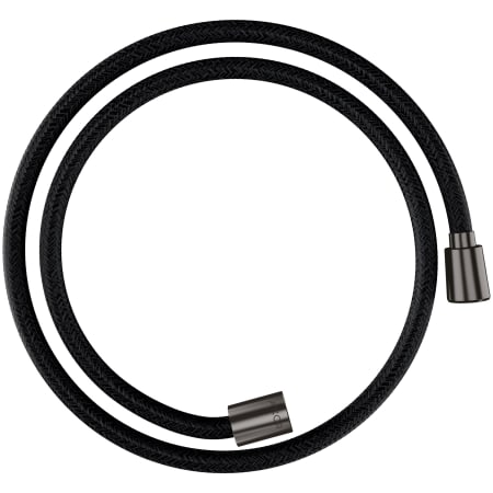 Axor Shower Solutions 49" Textile Hose with Cylindrical and Conical Nut Brushed Black Chrome
