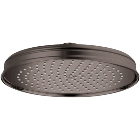 Axor Montreux 1.8 (GPM) Single Function Rain Shower Head - Engineered in Germany, Limited Lifetime Warranty Brushed Black Chrome