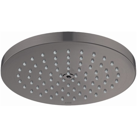 Axor ShowerSolutions 7" Wide 1.75 GPM Single Function Rain Shower Head with EcoRight and Quick Clean Brushed Black Chrome