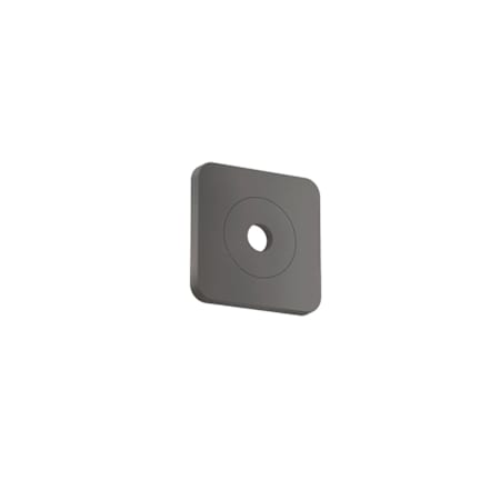 Axor Citterio C 5" x 5" Wall Plate SoftSquare Brushed Black Chrome