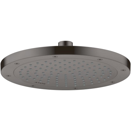 Axor ShowerSolutions 2.5 GPM Single Function Rain Shower Head Brushed Black Chrome