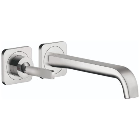 Axor Citterio E 1.2 GPM Wall Mounted Widespread Bathroom Faucet Chrome