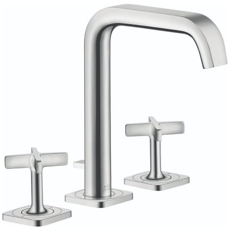 Axor Citterio E 1.2 GPM Widespread Bathroom Faucet with Pop-Up Drain Assembly Chrome