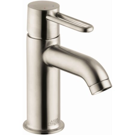 Axor Uno 1.2 GPM Single Hole Bathroom Faucet with Drain Assembly - Engineered in Germany, Limited Lifetime Warranty Brushed Nickel