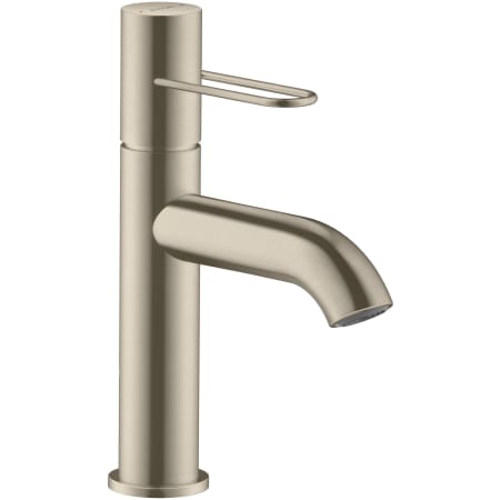 Axor Uno Loop 100 1.2 GPM Single Hole Bathroom Faucet Less Drain Assembly - Engineered in Germany, Limited Lifetime Warranty Brushed Nickel