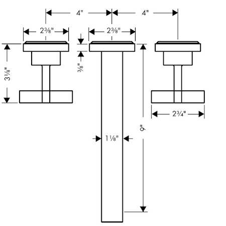 Axor-39143-Hansgrohe-39143-Dimensional Drawing