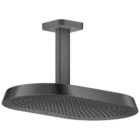 Axor ShowerSphere 2.5 GPM Modern 15" Single Function Rain Shower Head with Shower Arm - Less Rough In Brushed Black Chrome