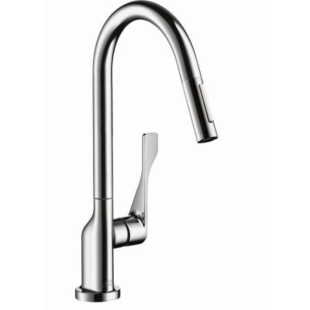 Axor Citterio HighArc Pull-Down Kitchen Faucet with Magnetic Docking Metal Spray Head and Forward Rotating Handle - Engineered in Germany, Limited Lifetime Warranty Chrome