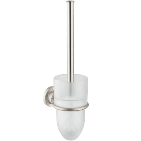 Axor Citterio Wall Mounted Toilet Brush - Engineered in Germany Brushed Nickel