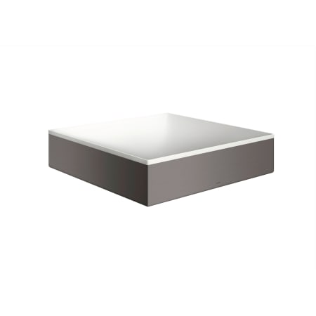 Axor Suite Sinks 15-3/4" Rectangular Solid Surface Vessel Bathroom Sink Brushed Black Chrome