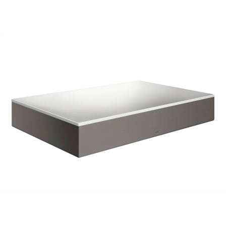 Axor Suite Sinks 23-5/8" Rectangular Solid Surface Vessel Bathroom Sink Brushed Black Chrome