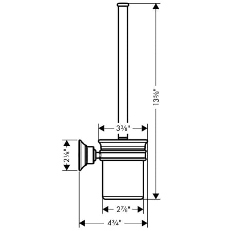 Axor-42035-Hansgrohe-42035-Dimensional Drawing