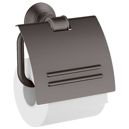 Axor Montreux Tissue Holder - Engineered in Germany, Limited Lifetime Warranty Brushed Black Chrome