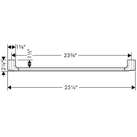 Axor-42460-Hansgrohe-42460-Dimensional Drawing