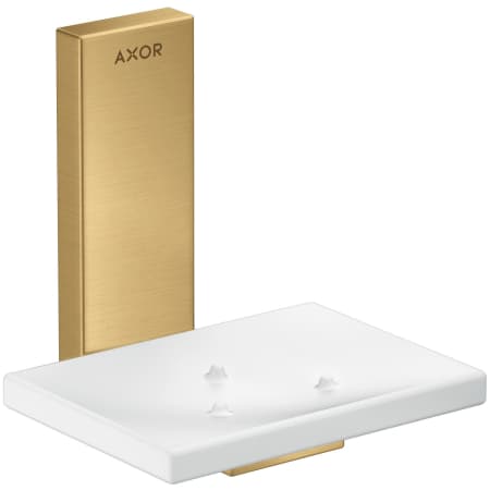 Axor Universal Rectangular Soap Dish Brushed Gold Optic