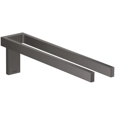 Axor Universal Rectangular 14-1/2" Towel Bar Brushed Black Chrome