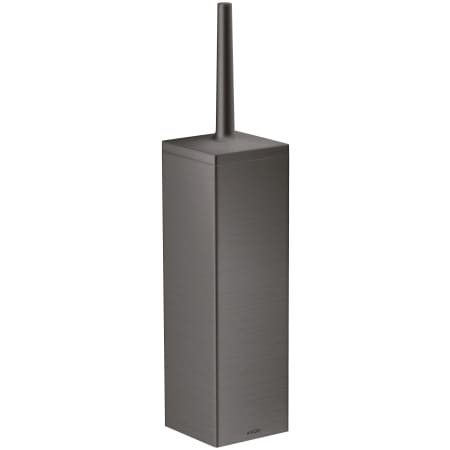 Axor Universal Rectangular Wall Mounted Toilet Brush Holder Brushed Black Chrome