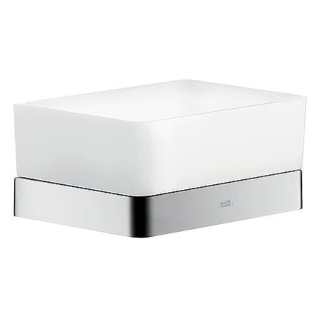 Axor Universal SoftSquare Basket for Wall/Rail Installation - Engineered in Germany, Limited Lifetime Warranty Chrome