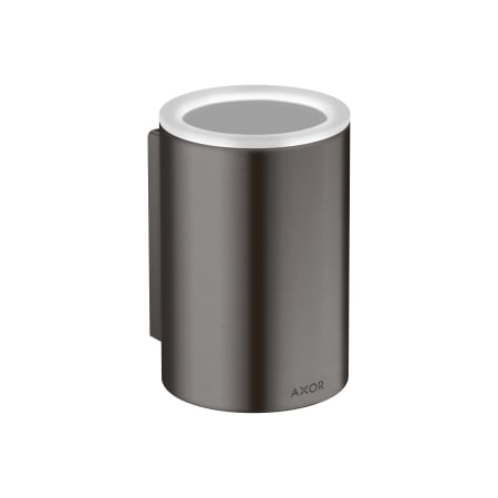 Axor Universal Circular Metal Tumbler Brushed Black Chrome