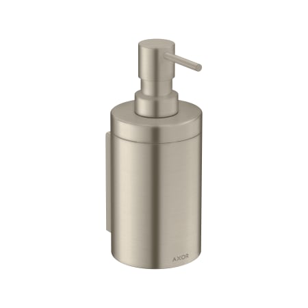 Axor Universal Circular Wall Mounted Soap Dispenser with 10 oz Capacity Brushed Nickel