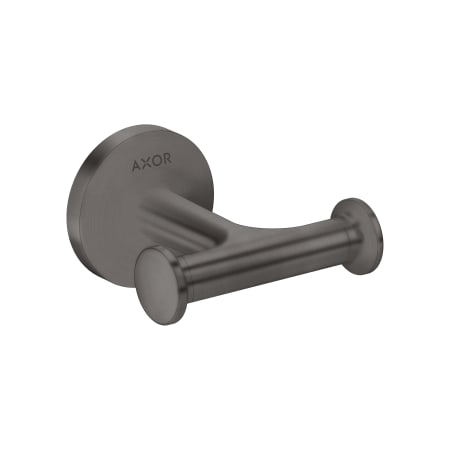 Axor Universal Circular Double Robe Hook Brushed Black Chrome