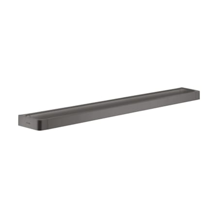 Axor Universal SoftSquare 35-1/4" Towel Bar and Rail for Bathroom Accessories - Engineered in Germany, Limited Lifetime Warranty Brushed Black Chrome