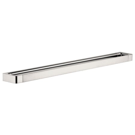 Axor Universal SoftSquare 35-1/4" Towel Bar and Rail for Bathroom Accessories - Engineered in Germany, Limited Lifetime Warranty Brushed Nickel