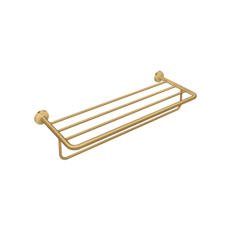 Axor Universal Circular 24" Metal Towel Rack Brushed Gold Optic
