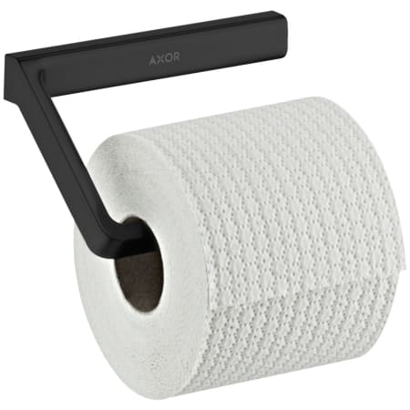 Axor Universal SoftSquare Wall Mounted Tissue Holder - Engineered in Germany, Limited Lifetime Warranty Matte Black