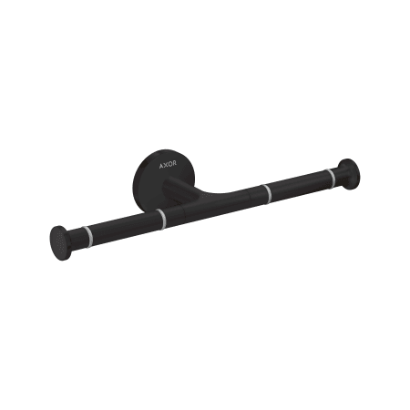 Axor Universal Circular Double Wall Mounted Euro Toilet Paper Holder Matte Black