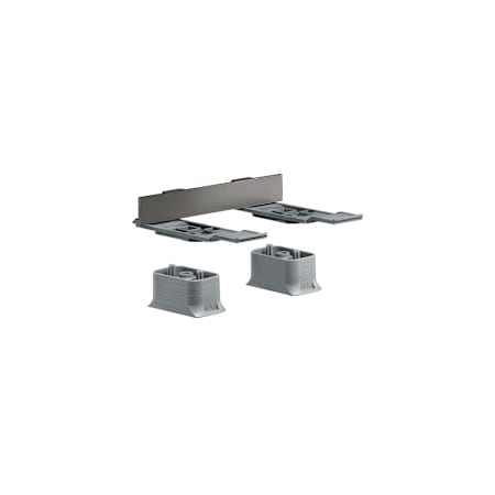 Axor Universal SoftSquare Modular Adaptor for Accessories Installed on Universal Rail - Engineered in Germany, Limited Lifetime Warranty Brushed Black Chrome