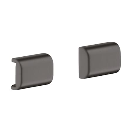 Axor Universal SoftSquare Back Cover for Universal Rails, Includes 2 - Engineered in Germany, Limited Lifetime Warranty Brushed Black Chrome