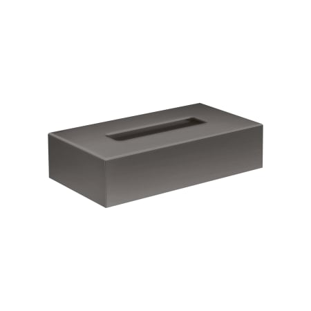 Axor Universal Circular Free Standing Tissue Box Brushed Black Chrome
