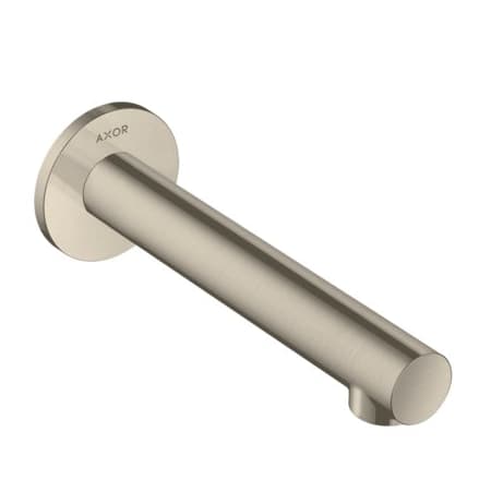 Axor Uno 6-7/8" Tub Spout - Engineered in Germany, Limited Lifetime Warranty Brushed Nickel