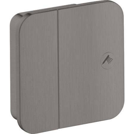 Axor One Single Handle Volume Control Valve Trim - Less Valve Brushed Black Chrome