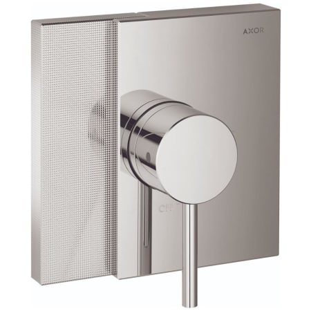 Axor Edge Pressure Balanced Valve Trim Only with Single Lever Handle, Diamond Cut Less Rough In - Engineered in Germany, Limited Lifetime Warranty Chrome