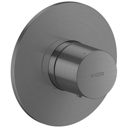 Axor ONE Thermostatic Valve Trim Only with Single Knob Handle - Less Rough In Brushed Black Chrome
