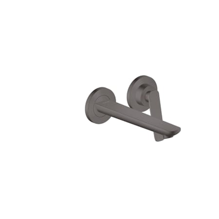 Axor Citterio C 1.2 GPM Wall Mounted Mini-Widespread Bathroom Faucet - Less Drain Assembly and Rough In Brushed Black Chrome
