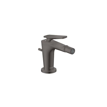 Axor Citterio C 1.5 GPM Single Hole Bidet Faucet with 1 Lever Handle and a Pop-Up Drain Assembly Brushed Black Chrome