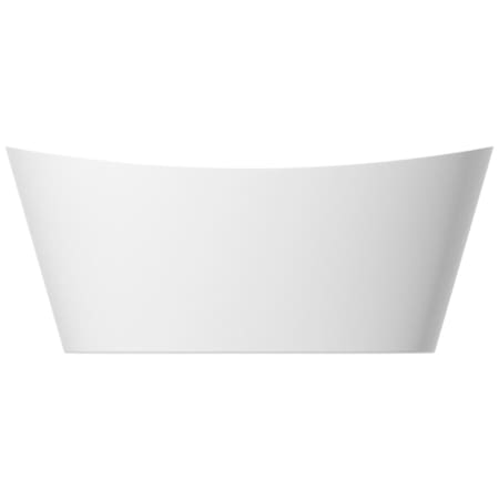 BainUltra Evanescence Oval 6636 Freestanding Soaker Tub - ZenFlow Drain & Overflow - AromaFlow - Chromatherapy UltraVelour Matte White / Brushed Nickel