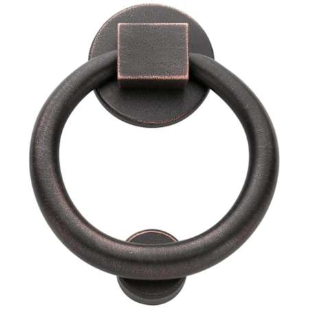 Baldwin Ring Style Solid Brass Door Knocker Distressed Oil Rubbed Bronze