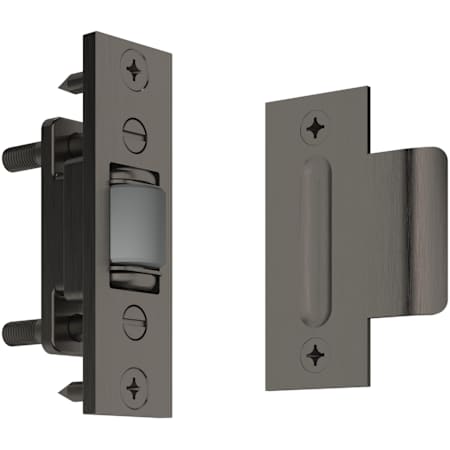 Baldwin Solid Brass Heavy Duty Roller Catch with T Strike Lifetime Graphite Nickel