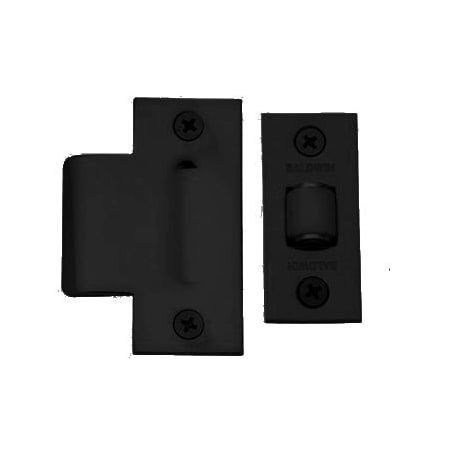 Baldwin Solid Brass Adjustable Roller Catch Satin Black