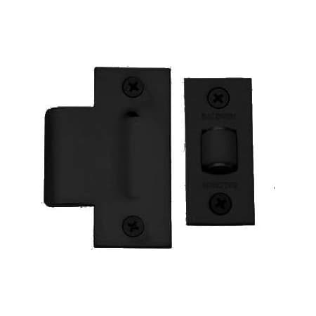 Baldwin Solid Brass Adjustable Roller Catch Satin Black
