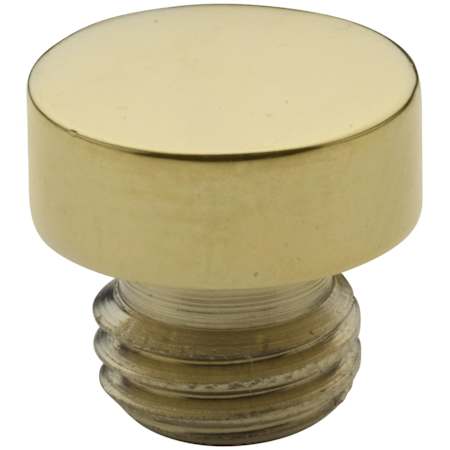 Baldwin Solid Brass Button Tip Finial for Radius Corner Hinges (Quantity 2) Lifetime Polished Brass