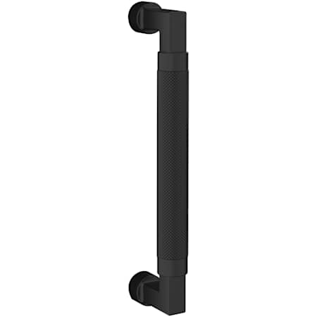 Baldwin Gramercy Knurled 8 Inch Center to Center Single Door Pull from the Estate Collection Distressed Oil Rubbed Bronze