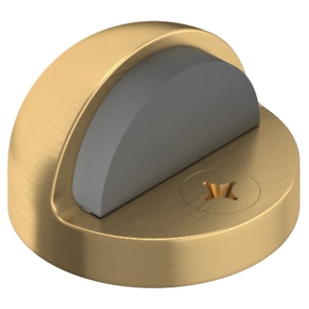 Baldwin 1-1/4 Inch Floor Mounted Dome Door Stop Lifetime Satin Brass