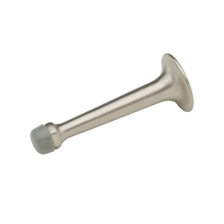 Baldwin 3-3/4 Inch Solid Brass Base Mounted Door Bumper Satin Nickel